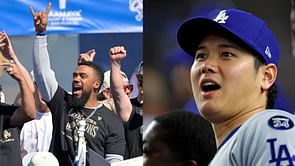 Watch: Teoscar Hernandez helps Shohei Ohtani practice Spanish phrase for Dodgers fans