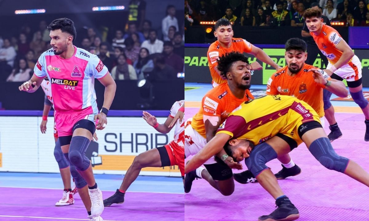 जयपुर पिंक पैंथर्स vs पुनेरी पलटन (Photo - Instagram/jaipur_pinkpanthers/puneripaltanofficial)