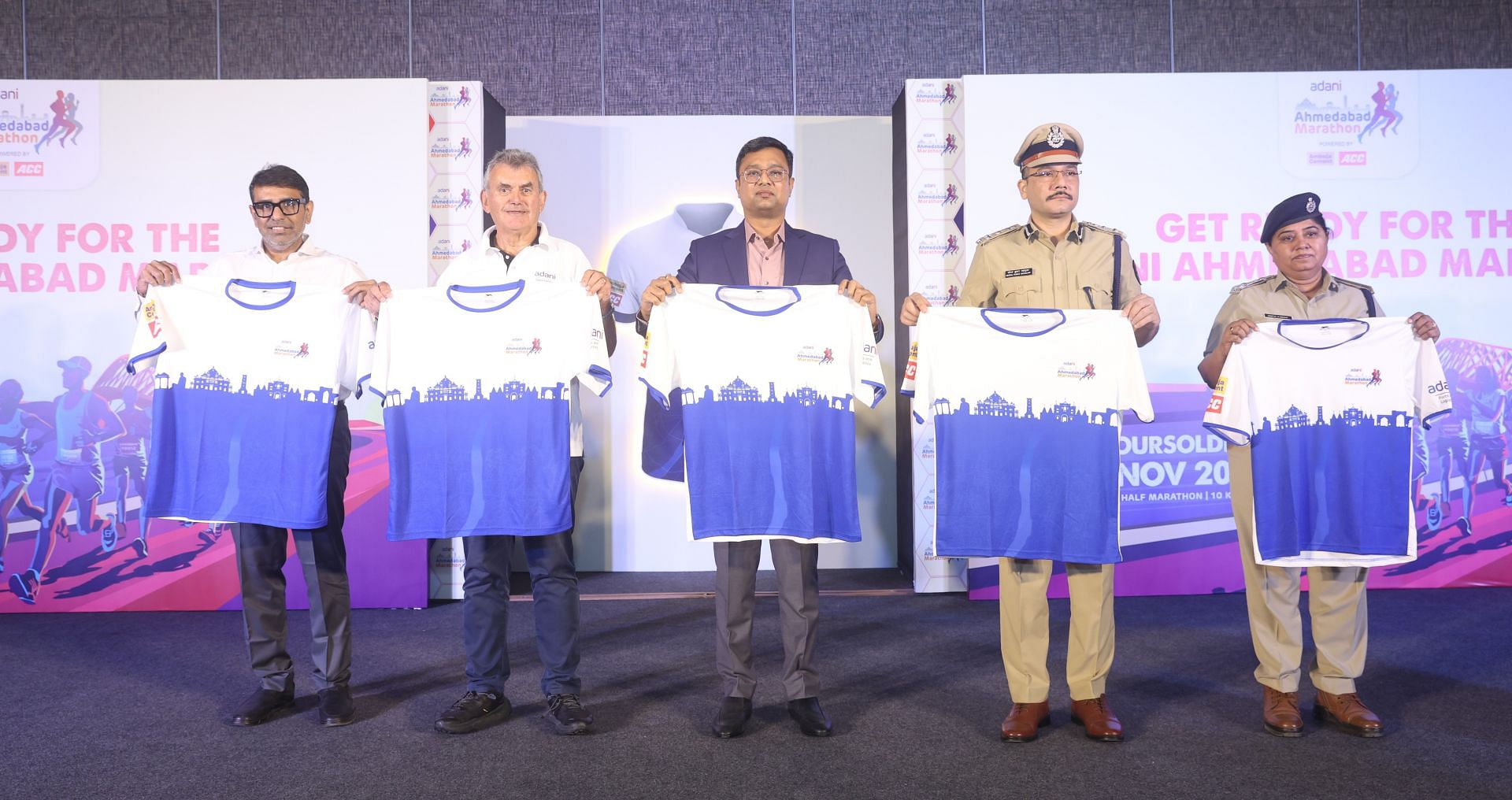 Adani Ahmedabad Marathon 2024 jersey reveal (Image: Adani Ahmedabad Marathon)