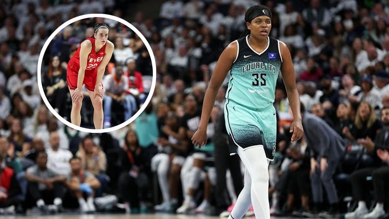 New York Liberty star Jonquel Jones weighs in on discourse surrounding Caitlin Clark throughout her rookie season (Image credit: Imagn)