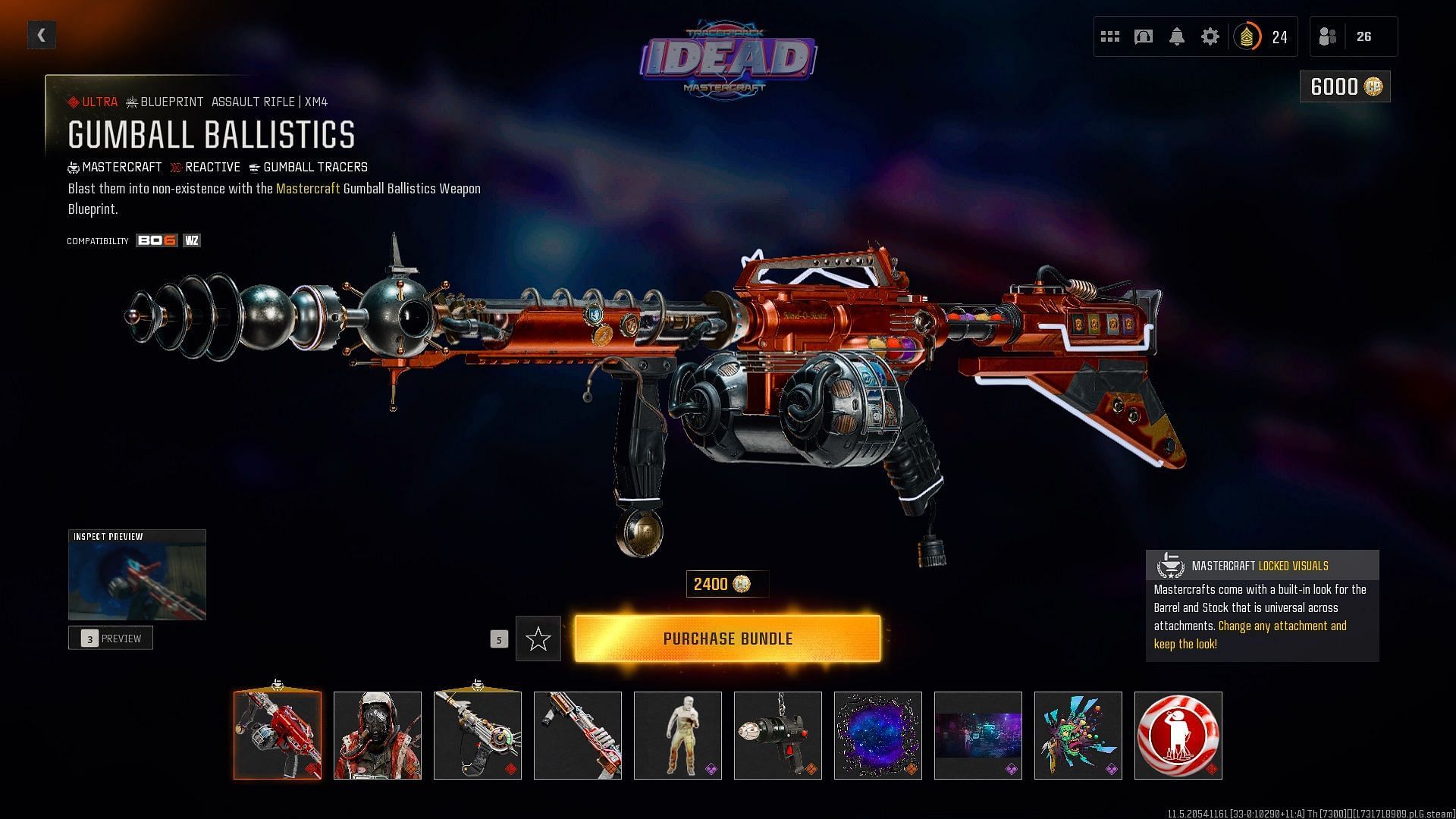 All items in the IDEAD Mastercraft Bundle in Black Ops 6 and Warzone (Image via Activision)