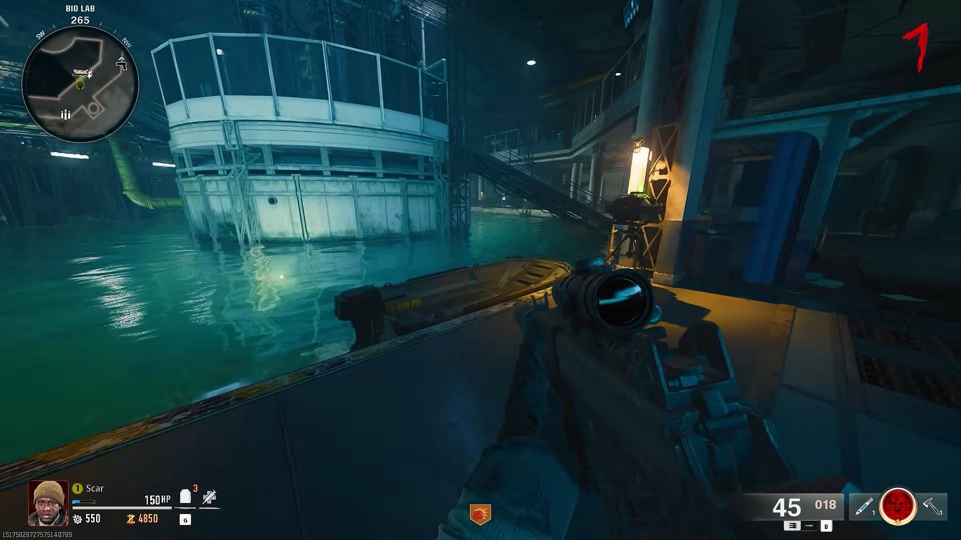 Terminus tactical raft in Black Ops 6 Zombies (Image via Activision)