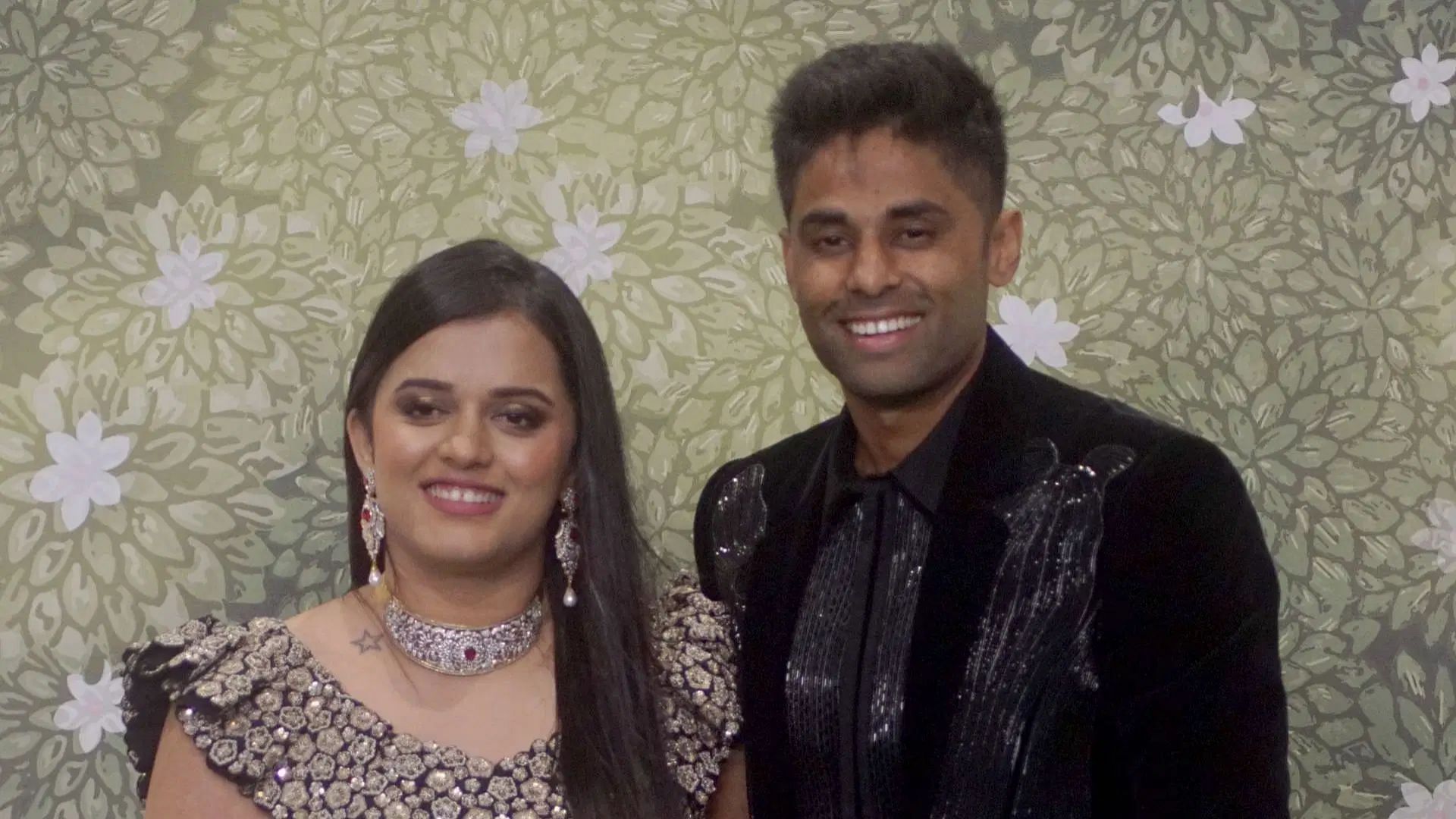 Suryakumar Yadav and his wife, Devisha Shetty (File image via Getty)
