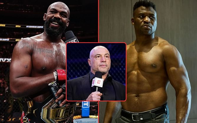 "UFC offers him a giant chunk of money" - When Joe Rogan prophesied a "bonkers" plan to make Jon Jones vs. Francis Ngannou come true