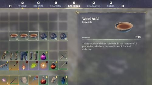 Wood Acid can be crafted in a Charcoal Kiln (Image via Keen Games)