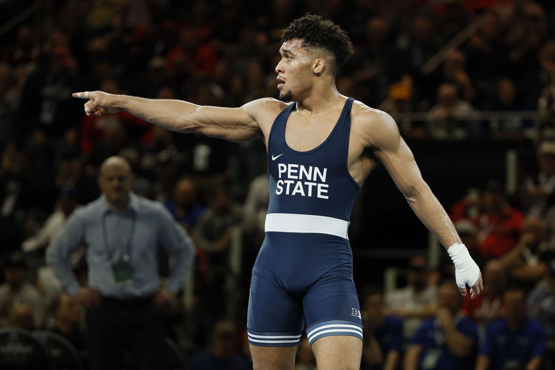 Carter Starocci at the 2022 NCAA Division I Men&#039;s Wrestling Championship - Source: Getty