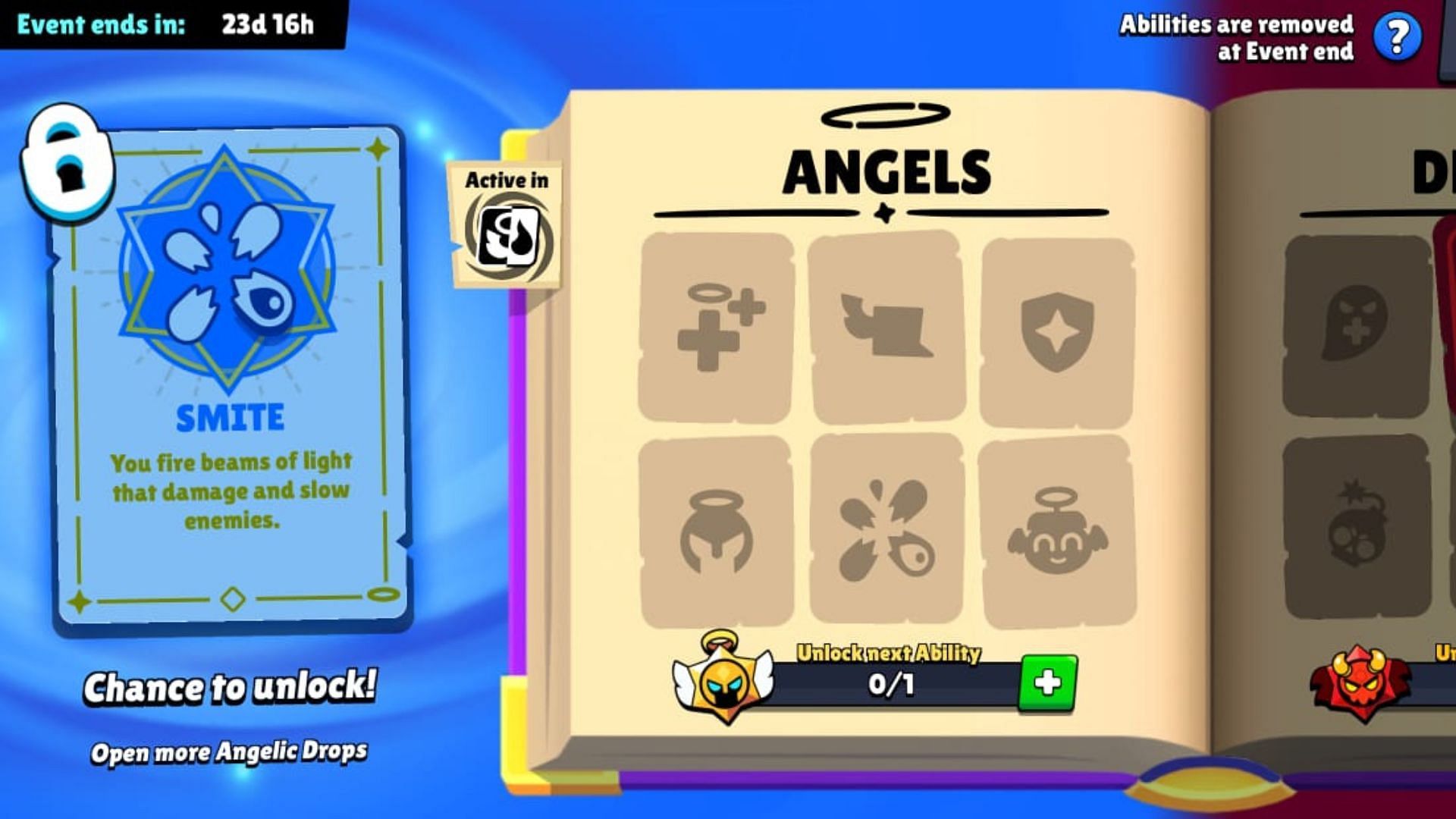 Smite Angelic ability (Image via Supercell)