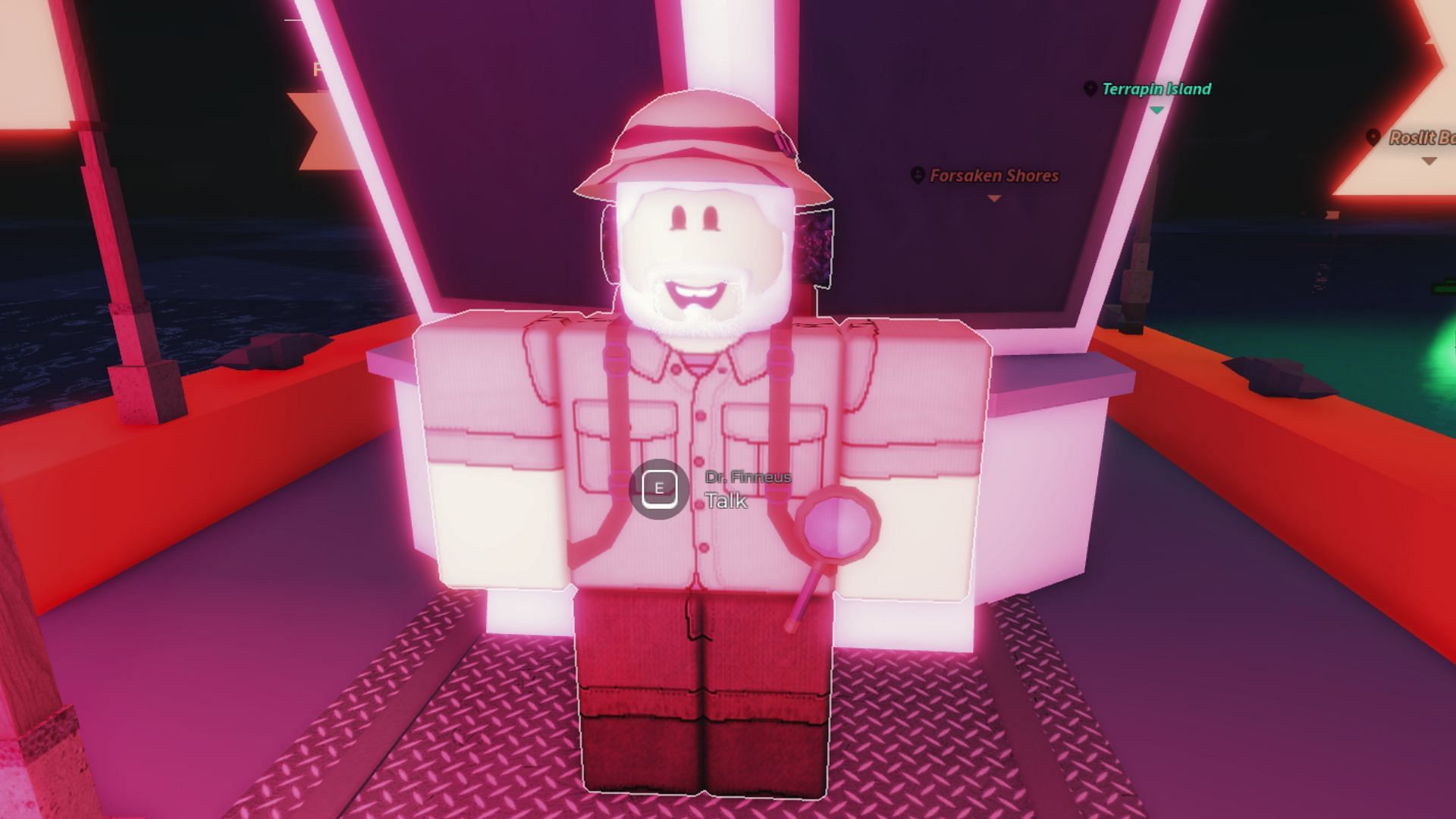 The NPC is near Snowcap Island (Image via Roblox)