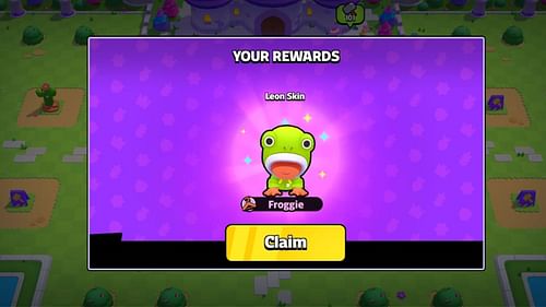 Get your Froggie Leon skin in Squad Busters now (Image via Supercell)