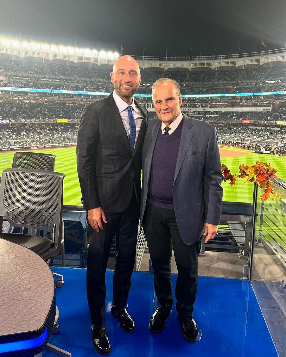 Jeter with Joe Torre (credit: derekjeter/Instagram)