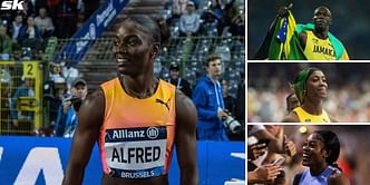 "Shelly-Ann Fraser-Pryce, Usain Bolt, Elaine Thompson-Herah, all these amazing athletes" - Julien Alfred on what propeled her to go to Jamaica