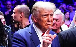 Top 5 Donald Trump moments from UFC 309: Hugging Joe Rogan, USA chant, and more