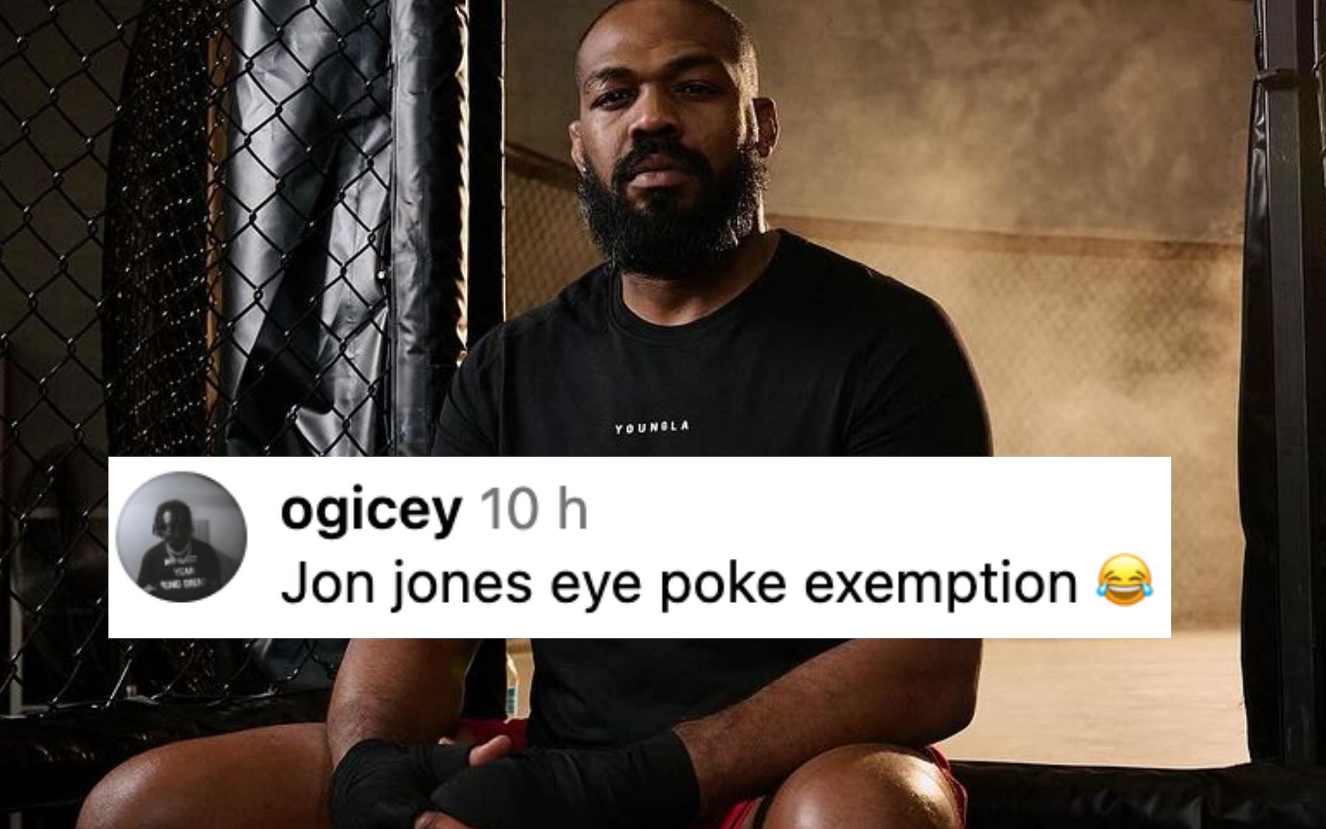 Fans react as UFC 309 opts for old gloves, sparking talk of Jon Jones. [Image courtesy: @jonnybones on Instagram]