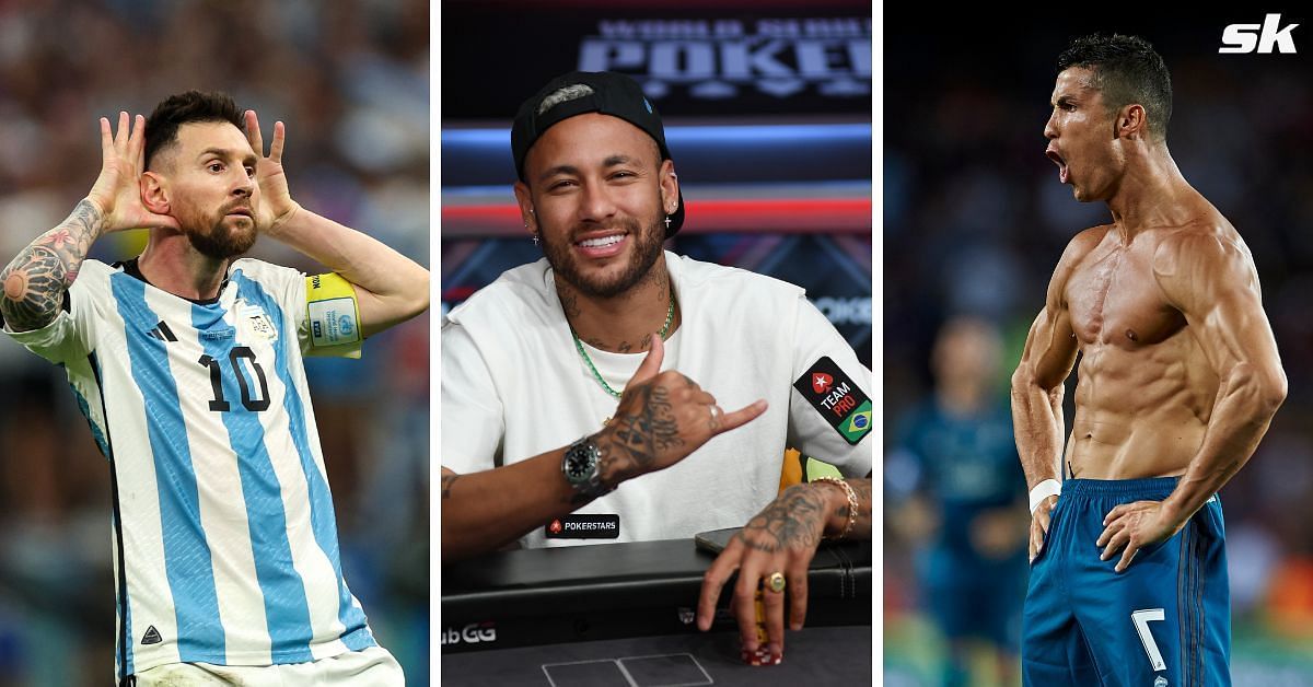 L to R: Lionel Messi, Neymar Jr and Cristiano Ronaldo (All images sourced from Getty)