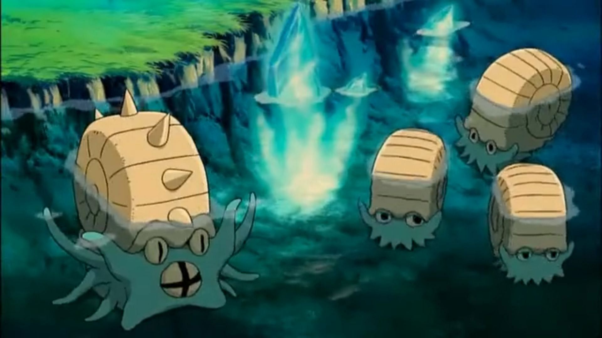 Omastar can trap opponents and make them unable to attack (Image via The Pokemon Company)