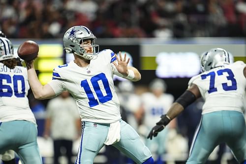 Cooper Rush during Dallas Cowboys v Atlanta Falcons - Source: Getty