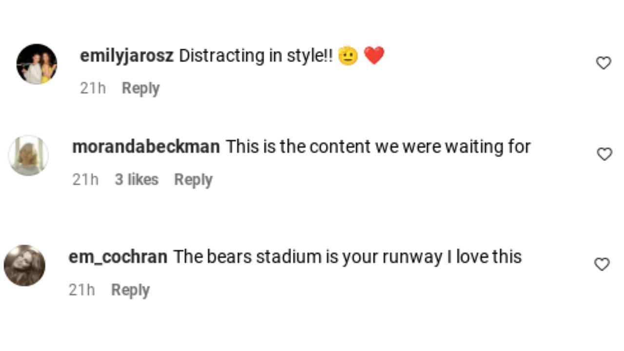 Fan Reactions on Alannah Davidson's IG Post. (Source: Via Instagram/ @Alannah Davidson)