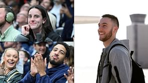 In Photos: Caitlin Clark, Tyrese Haliburton and Jade Jones witness Fever star's boyfriend Connor McCaffery at Butler vs. Michigan