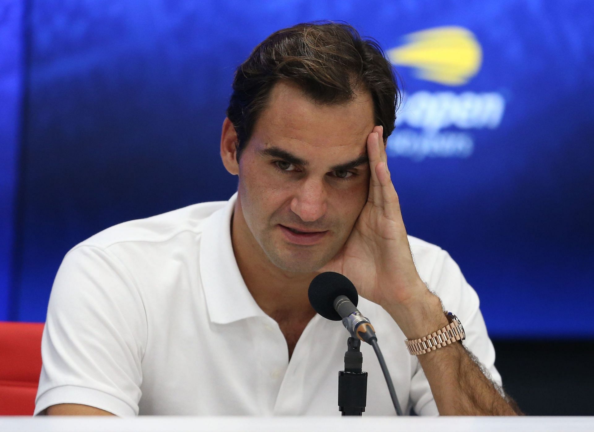 Roger Federer at the US Open 2018 - Source: Getty