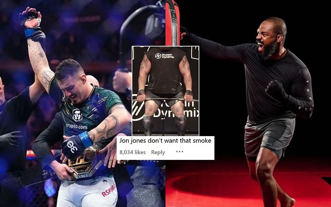 "Jon Jones don’t want that smoke" - Former strongman reacts to 'Bones' stating Tom Aspinall "hasn't proven anything"