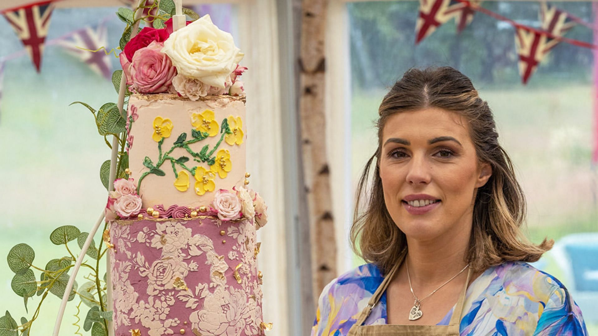 Georgie in GBBO (Image source via Instagram @britishbakeoff)