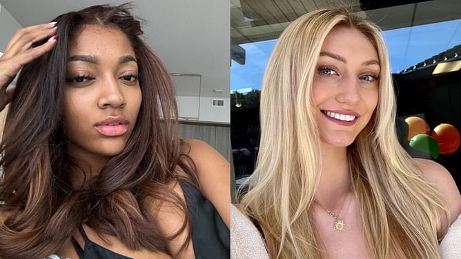 Cameron Brink reacts in 4 words to Angel Reese's 'life lately' post highlighting her WNBA offseason grind