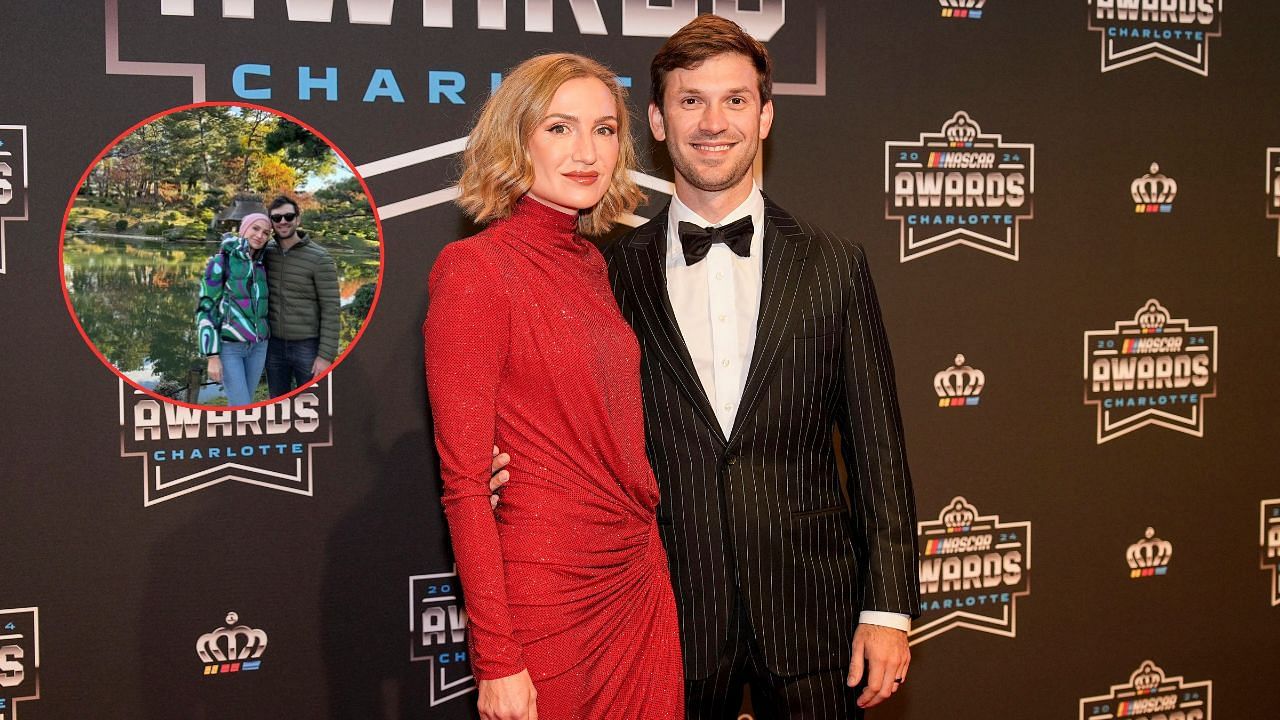 Daniel Suarez and wife Julie Piquet (Source: Imagn)