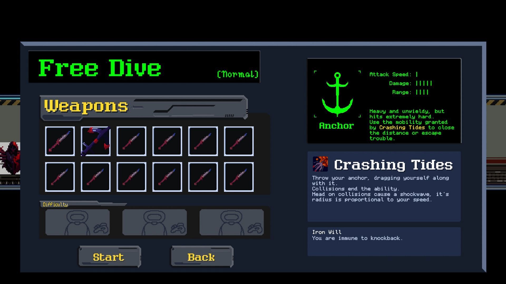 Kit up in Dive the Depths (Image via Frizuo)