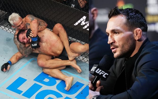 "Technically I kind of did” - Michael Chandler reflects on “tapping” against Charles Oliveira, thanks Keith Peterson for understanding the situation