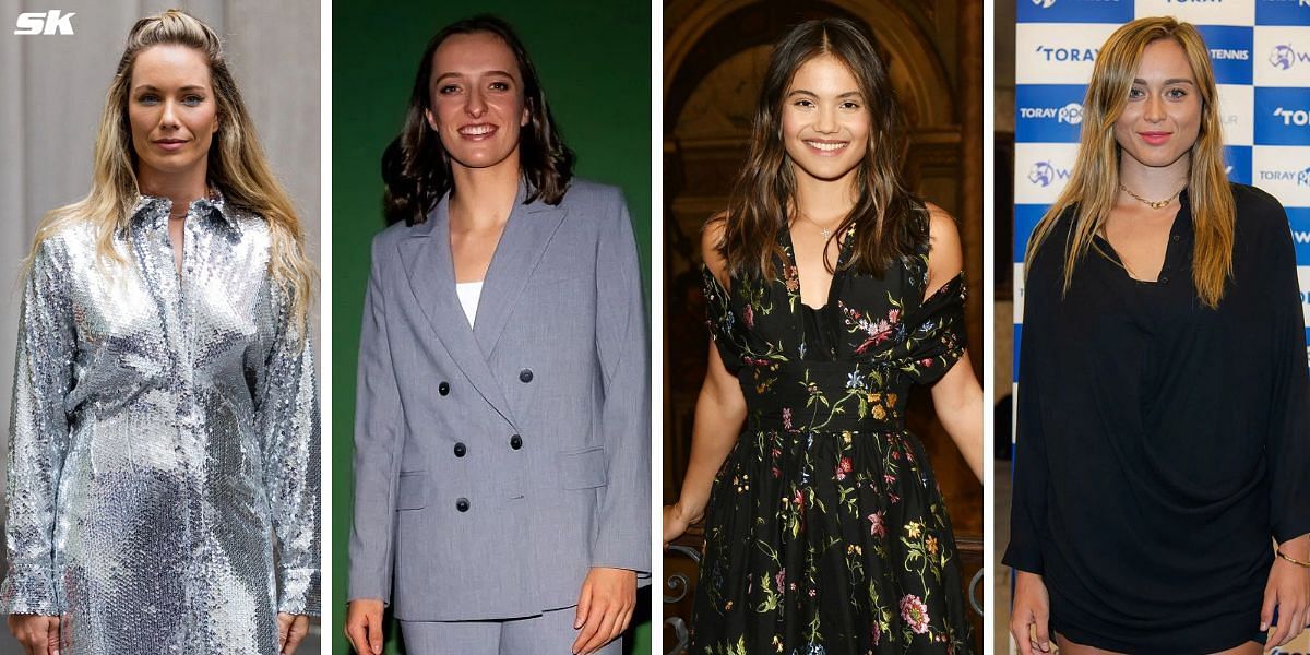 Iga Swiatek, Paula Badosa, Danielle Collins and Emma Raducanu turn heads at 2024 BJK Cup finals reception (Source: Getty Images)