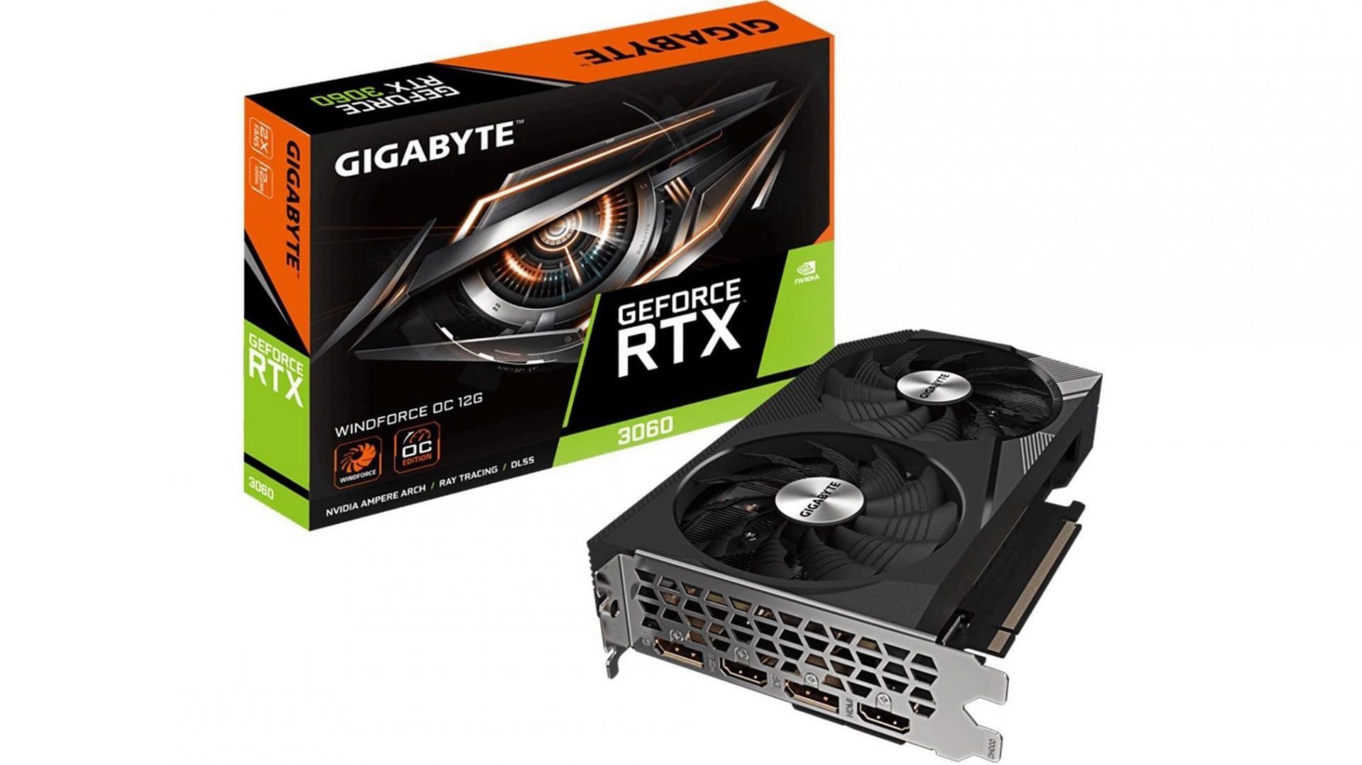 Gigabyte WINDFORCE OC GeForce RTX 3060 (Image via Gigabyte)