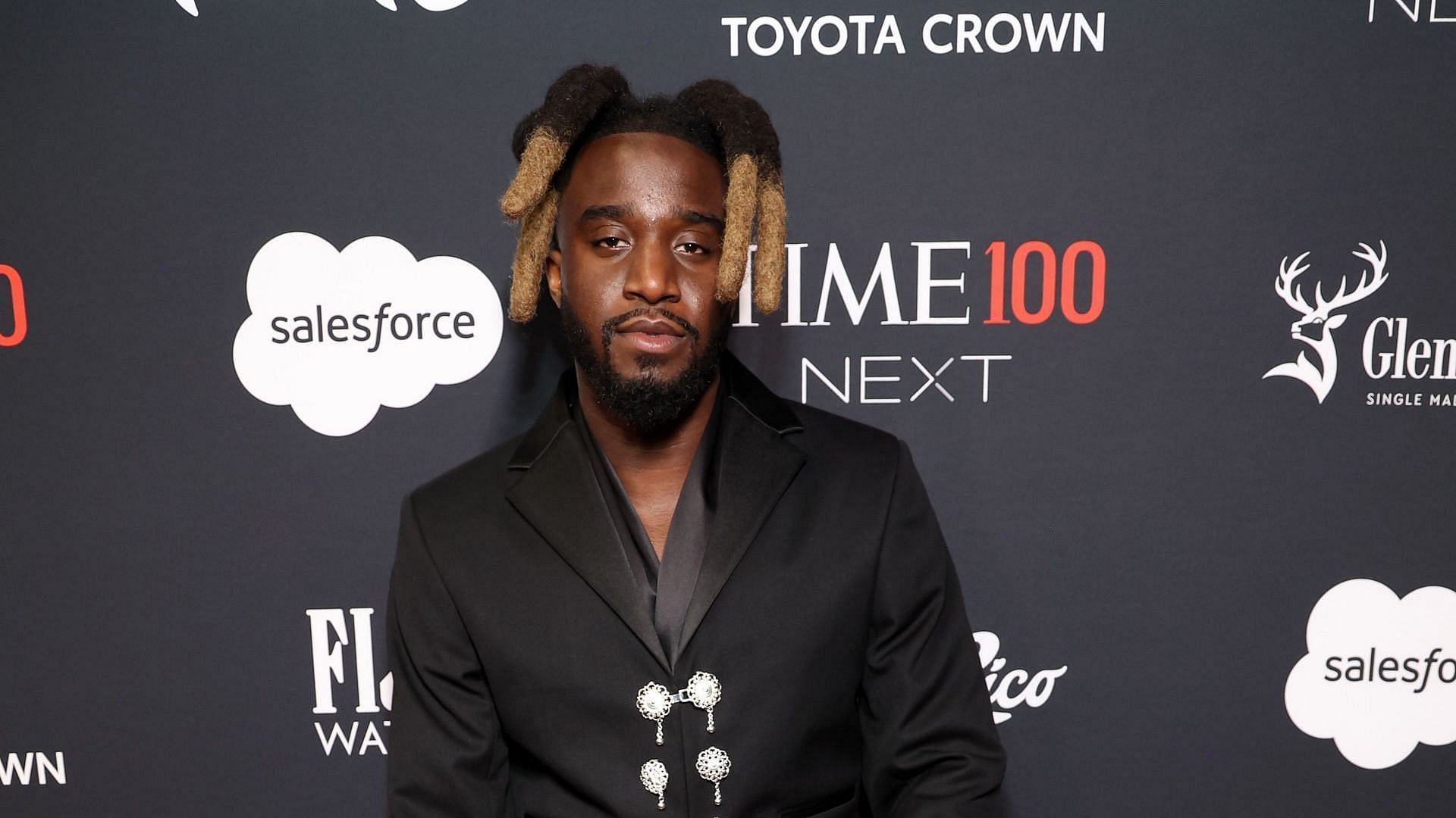 67th Annual Grammy Award nominee Shaboozey attends the 2024 TIME100 Next at Current at Pier 59 on October 09, 2024 in New York City. (Photo by Kevin Mazur/Getty Images for TIME)