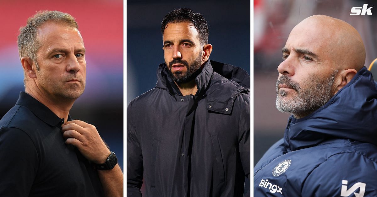(L-R): Hansi Flick, Ruben Amorim, and Enzo Maresca
