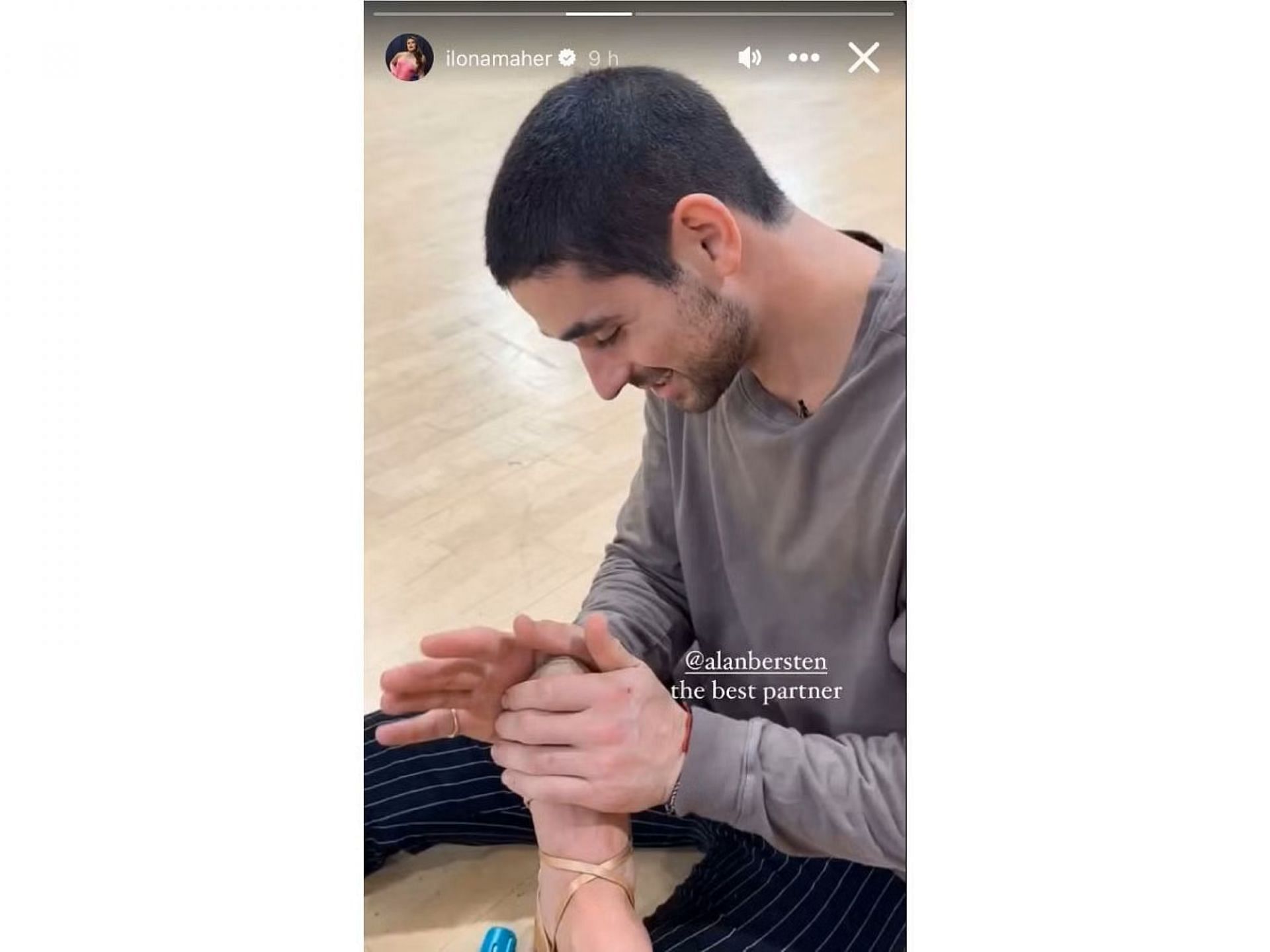 Ilona Maher praises Alan Bersten; Instagram - @ilonamaher