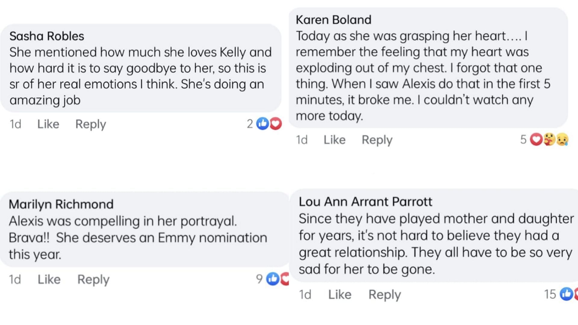 Screenshot of the commentts (Image via Facebook / Connie Eggers)