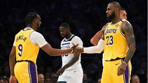 "Best feeling in the world" - LeBron James delighted over video of son Bronny James mimicking his silencer celebration on sidelines