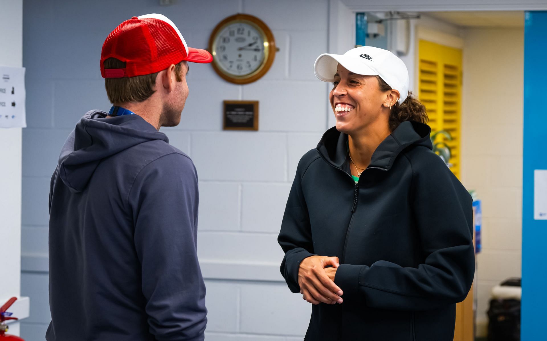 In Picture: Madison Keys with Bjorn Fratangelo [Source: Getty]