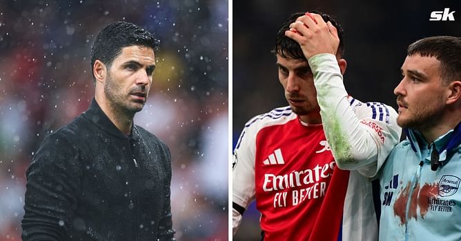 “He’s got a big cut” - Arteta shares update on whether Kai Havertz will be ready for Chelsea vs Arsenal after getting stitches in Inter defeat