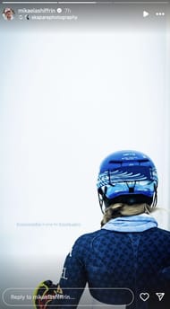 Shiffrin on the slopes in Levi