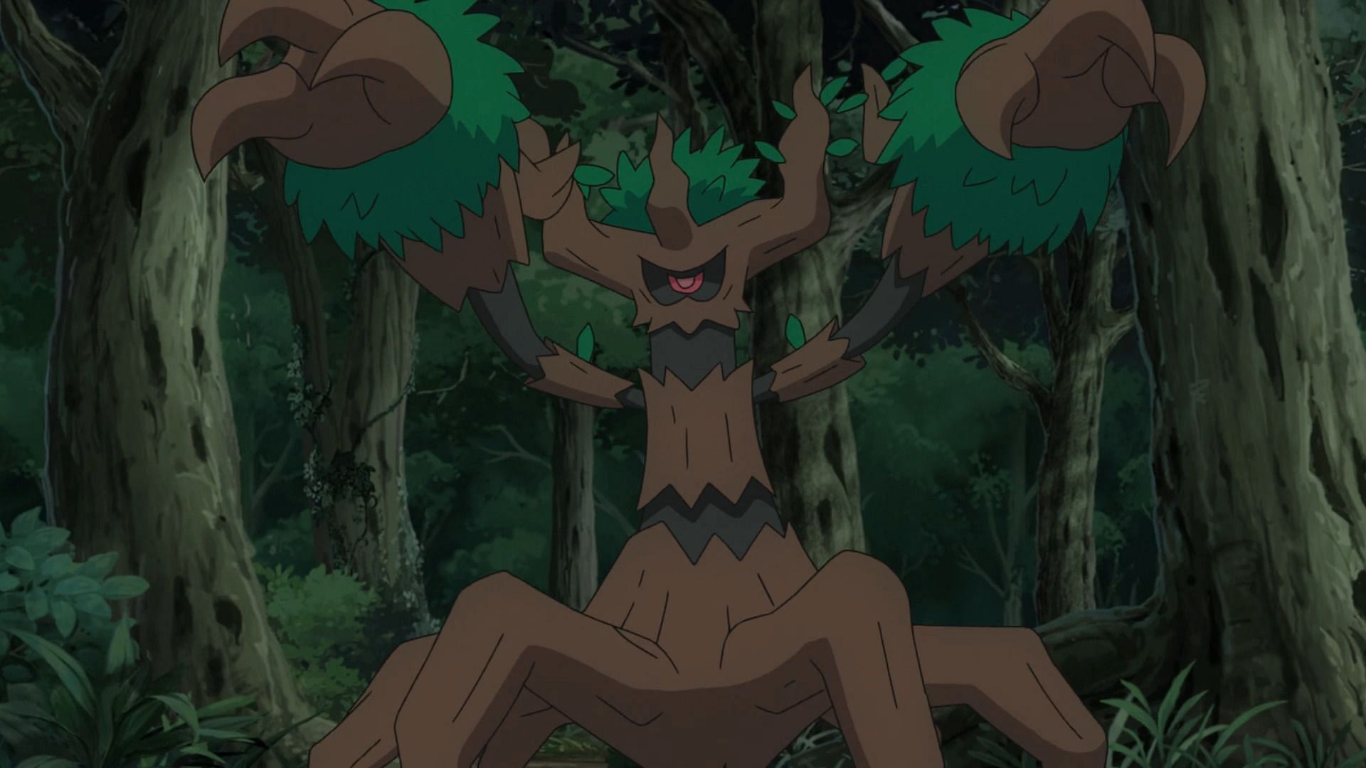 Trevenant perfectly captures the design concept of a haunted tree spirit (Image via The Pokemon Company)