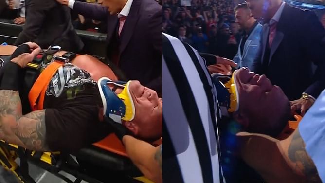 Randy Orton says he "can't feel" after banned move used on him during WWE SmackDown; officials worried while he is stretchered out in an ambulance