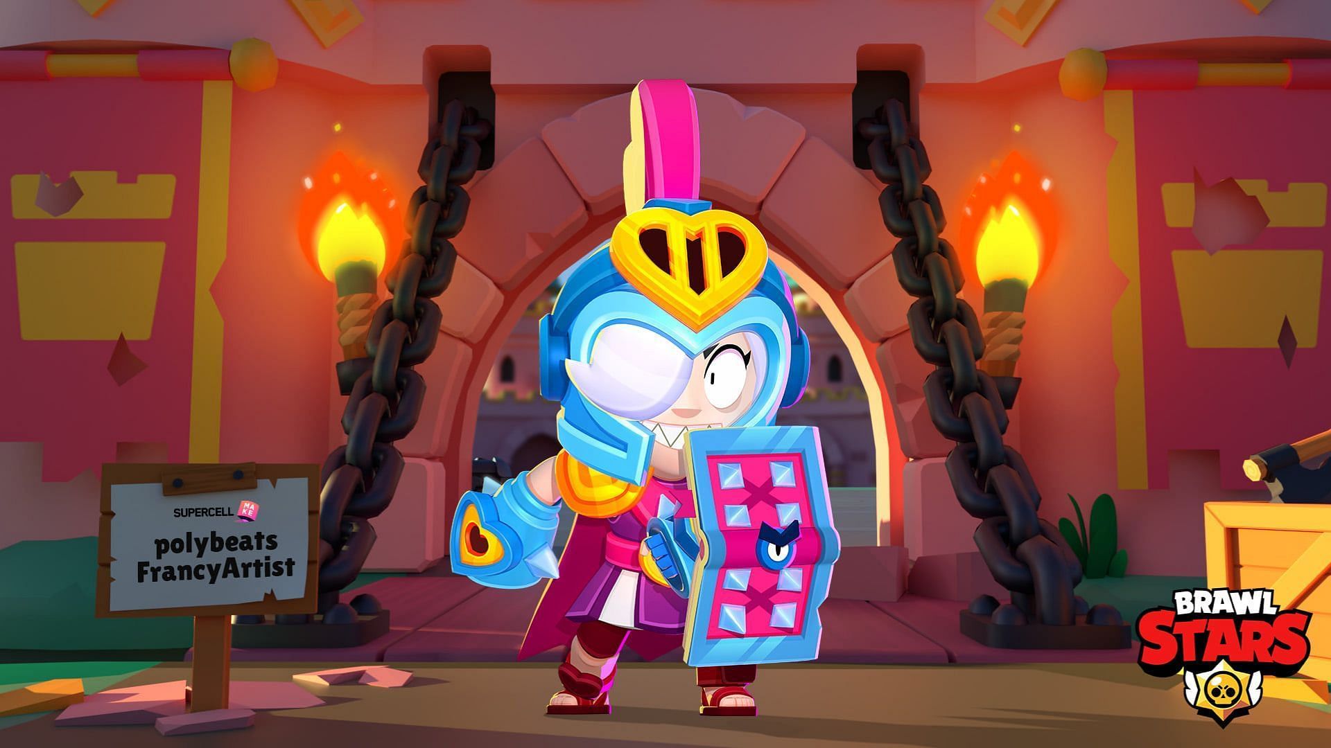 Colette is a great companion to use alongside Mortis in Brawl Stars (Image via Supercell)