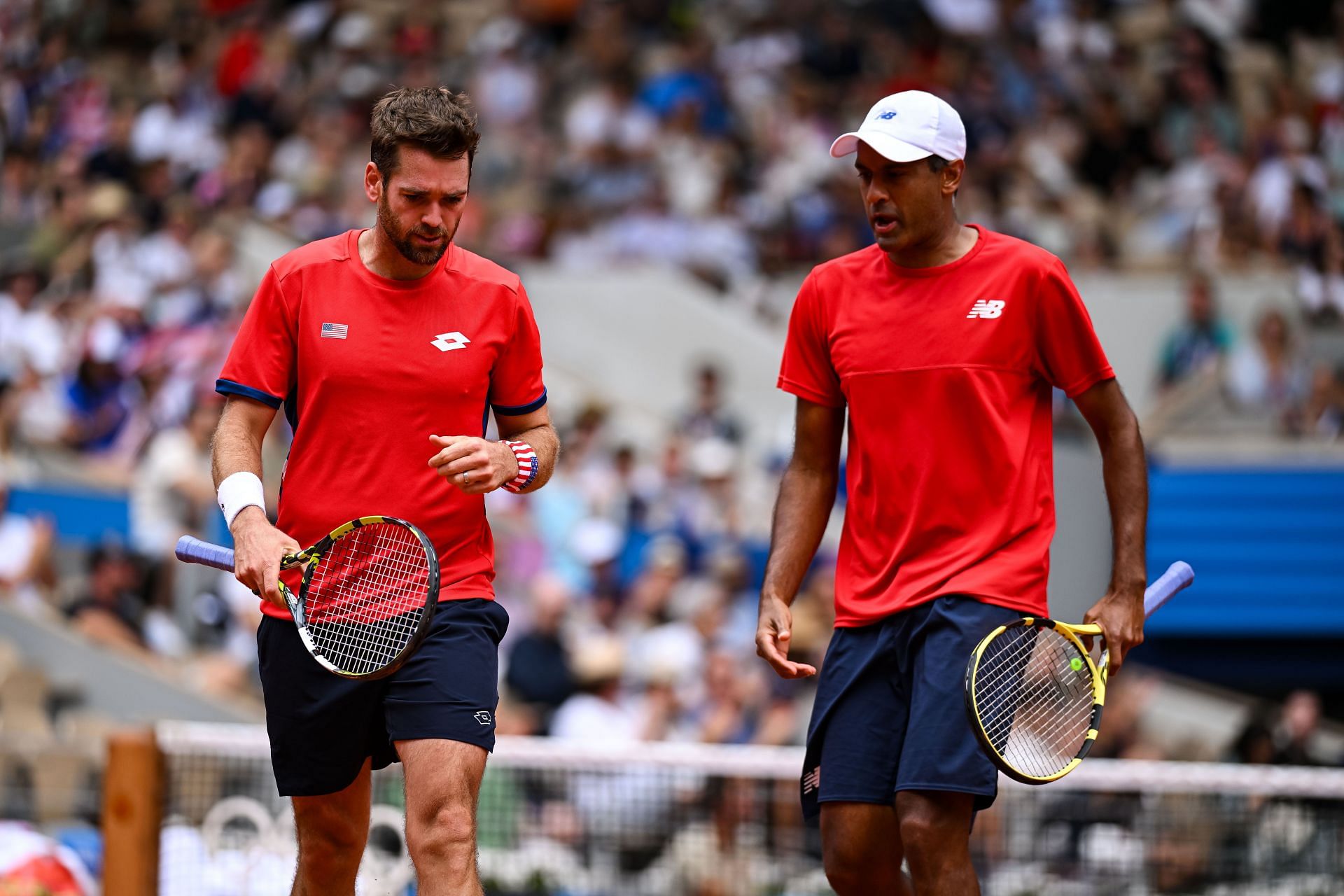 Austin Krajicek (L) and Rajeev Ram (R) (Getty)