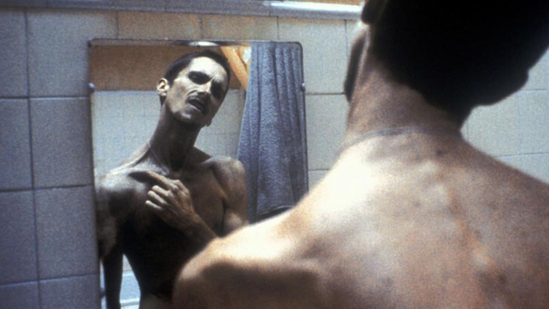 Christian Bale as seen in a still from The Machinist (Image via Prime Video)