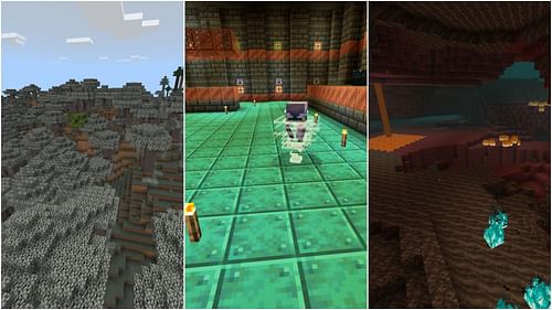 Overworld and Nether have received lots of features in recent times (Image via Mojang Studios)