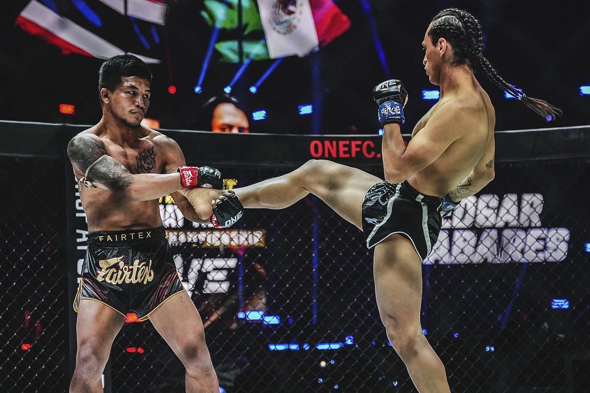 Rodtang Jitmuangnon fighting Edgar Tabares | Image credit: ONE Championship