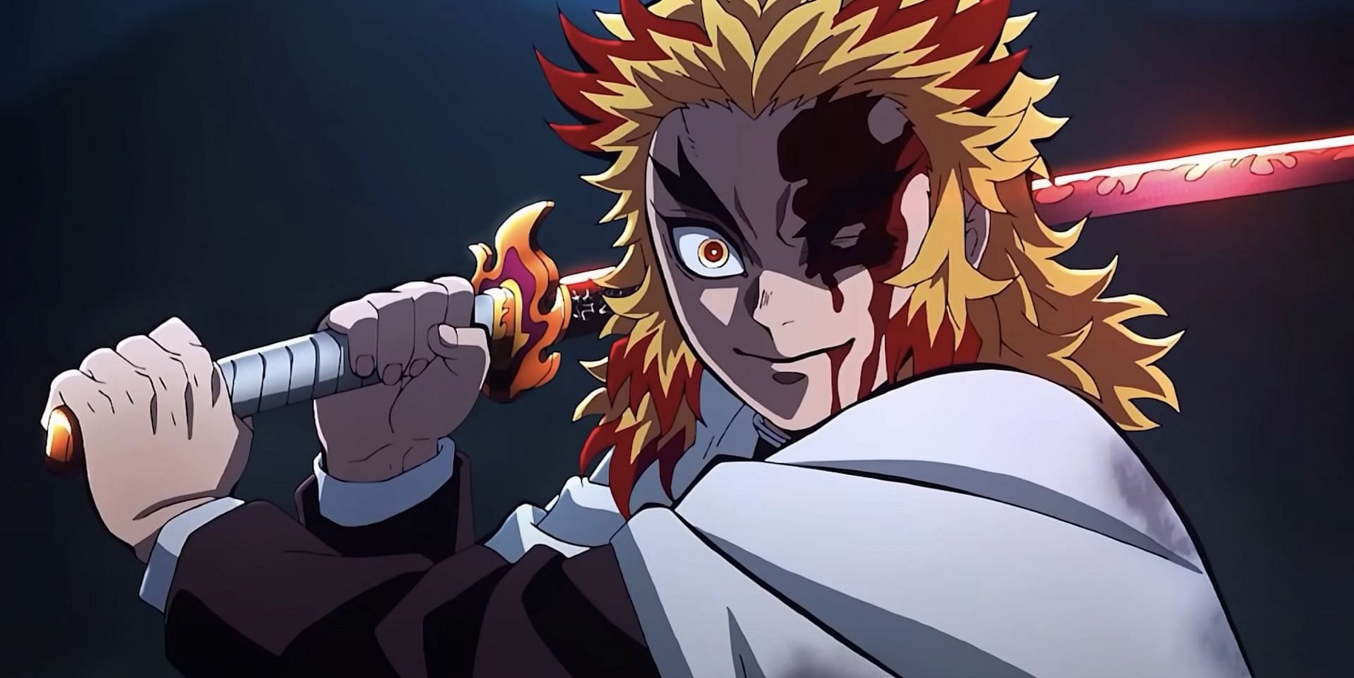 Kyojuro Rengoku as seen in anime (Image via ufotable)