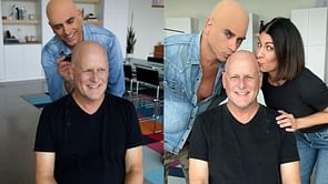 "They should call their doctor, make an appointment” — John Stamos responds to online backlash over wearing bald cap to support David Coulier