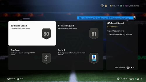 Matteo Darmian SBC tasks (Image via EA Sports)