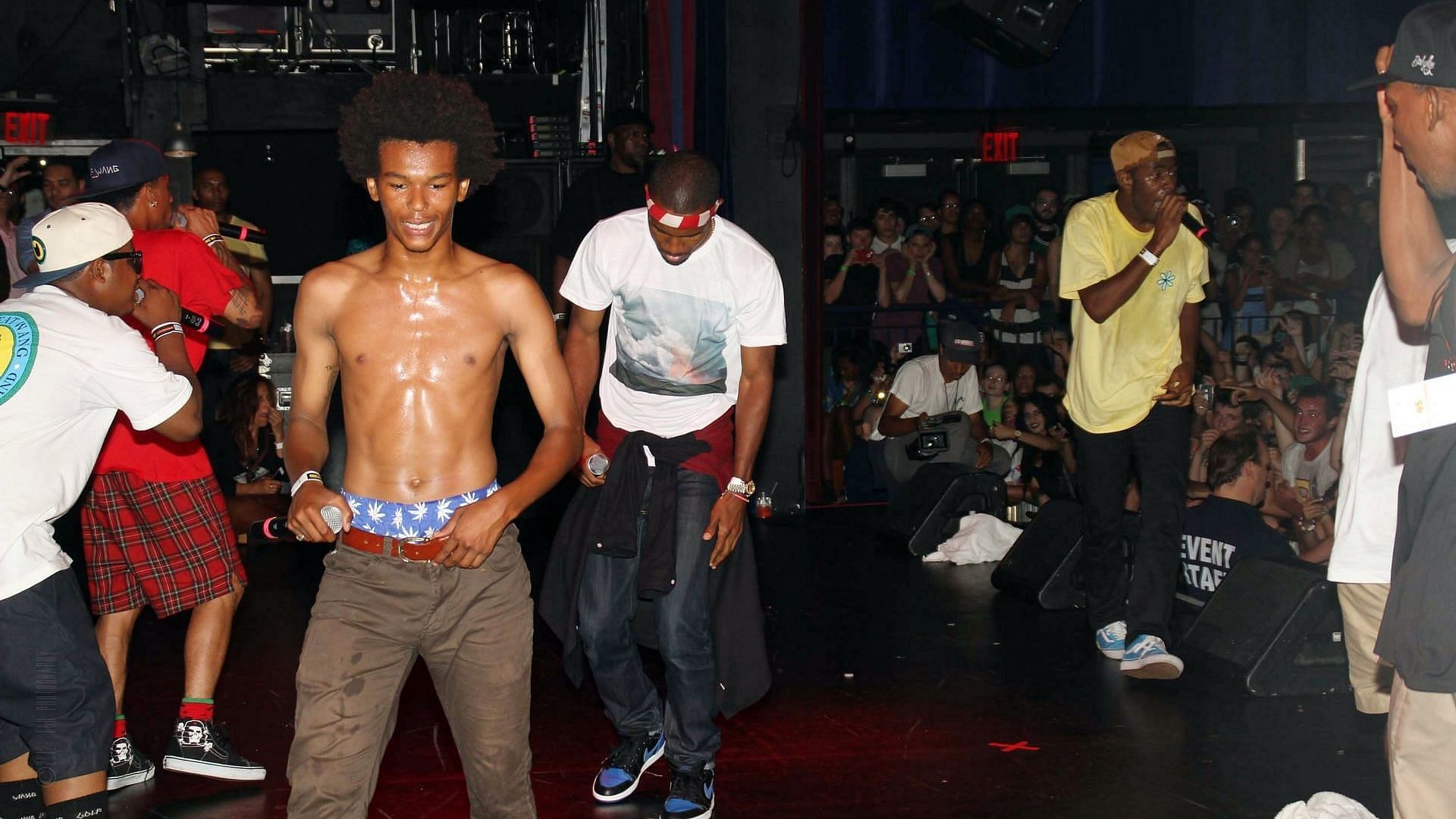 Odd Future performs at Best Buy Theater in New York City (Image via Johnny Nunez/WireImage)